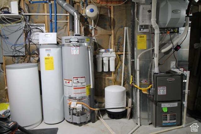 987 W 880 N, American Fork, UT 84003 - utilities featuring heating unit and gas water heater