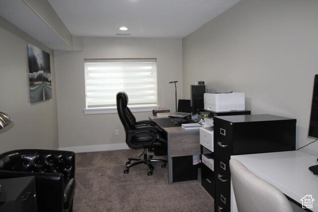 987 W 880 N, American Fork, UT 84003 - carpeted office space featuring baseboards and recessed lighting