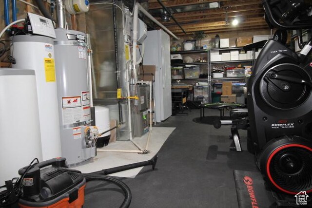 987 W 880 N, American Fork, UT 84003 - basement with gas water heater