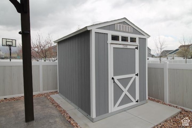 987 W 880 N, American Fork, UT 84003 - view of shed with a fenced backyard