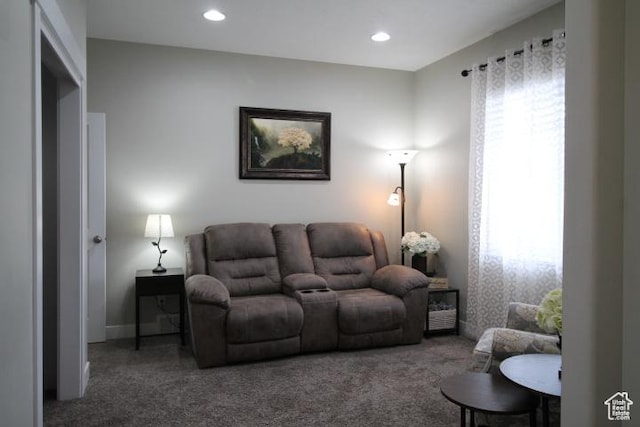 987 W 880 N, American Fork, UT 84003 - carpeted living area with baseboards and recessed lighting