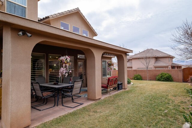 931 E Bramble Way, Washington, UT 84780 - view of yard with fence and a patio area
