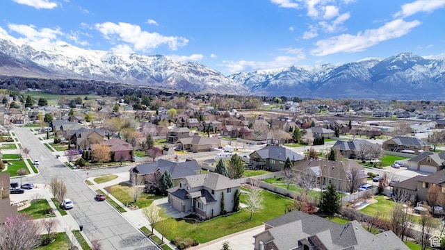 3182 N 1350 W, Pleasant View, UT 84414 - aerial view of residential area featuring mountains