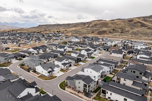 14902 S Fawley Ln, Herriman, UT 84096 - drone / aerial view with a residential view and a mountain view