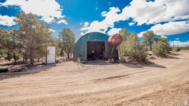 view of outbuilding with an outdoor structure