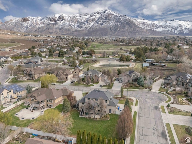1255 W 3300 N, Pleasant View, UT 84414 - drone / aerial view featuring a residential view and a mountain view