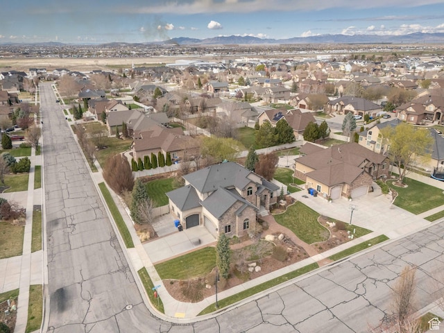 1255 W 3300 N, Pleasant View, UT 84414 - drone / aerial view featuring a residential view and a mountain view