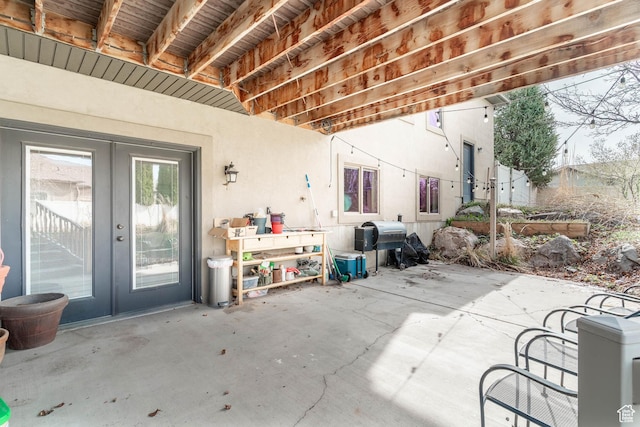 1255 W 3300 N, Pleasant View, UT 84414 - view of patio / terrace with french doors and area for grilling
