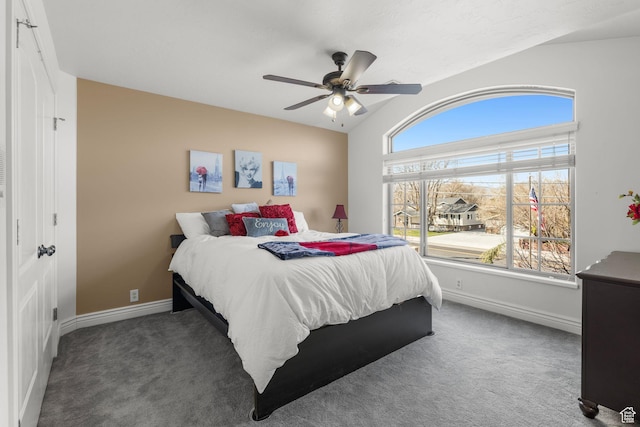13053 S 1300 W, Riverton, UT 84065 - bedroom with carpet flooring, baseboards, and ceiling fan