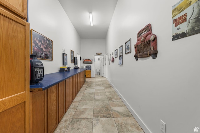 13053 S 1300 W, Riverton, UT 84065 - corridor featuring stone finish flooring and baseboards