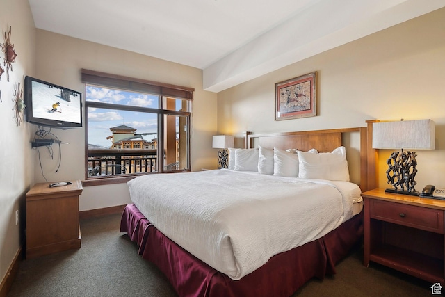 3720 N Sundial Ct Unit B417, Park City, UT 84098 - carpeted bedroom featuring baseboards and access to outside