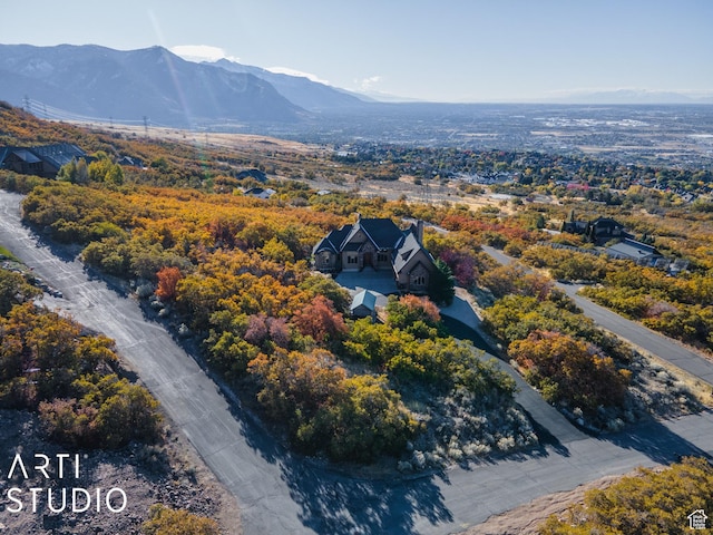 5055 Waterfall Dr, Pleasant View, UT 84414 - aerial view with a mountain view