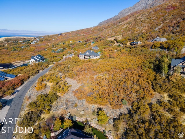 5055 Waterfall Dr, Pleasant View, UT 84414 - drone / aerial view with a mountain view