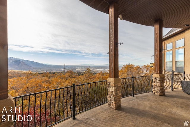 5055 Waterfall Dr, Pleasant View, UT 84414 - balcony with a mountain view