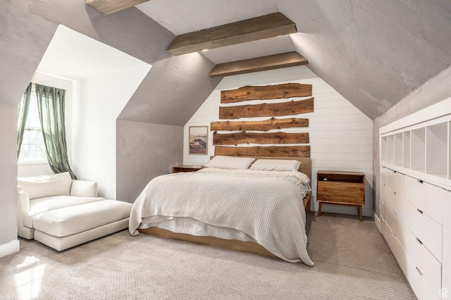 1468 S 100 W, Orem, UT 84058 - bedroom with lofted ceiling with beams and light carpet