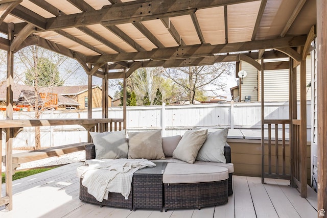 1468 S 100 W, Orem, UT 84058 - wooden deck with outdoor lounge area