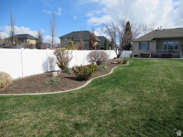 760 S Wellington Dr W, Kaysville, UT 84037 - view of yard featuring a fenced backyard