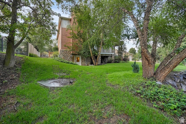 view of yard