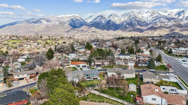 1567 Heather Dr, Layton, UT 84040 - aerial view with a residential view and a mountain view