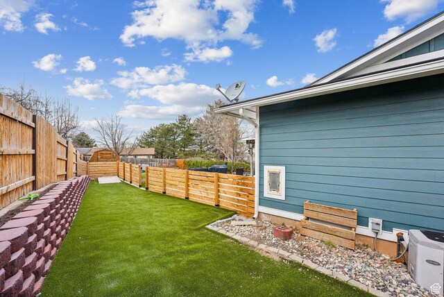 1567 Heather Dr, Layton, UT 84040 - view of yard with a fenced backyard