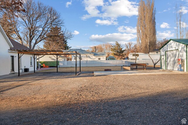 682 N 700 E, Lehi, UT 84043 - view of yard featuring fence, a pergola, and a patio area