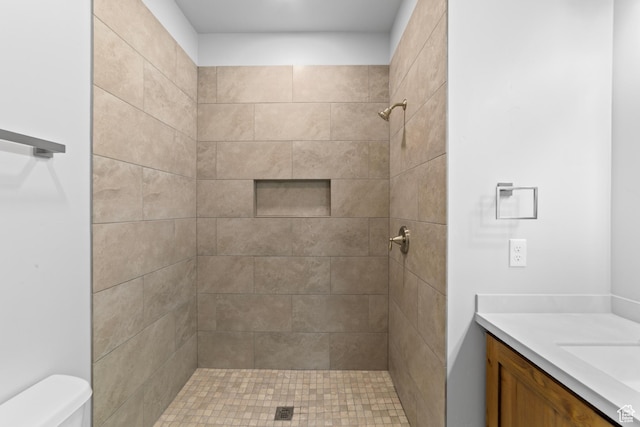 245 E Tidwell Ave Unit 5, Green River, UT 84525 - full bath with toilet, tiled shower, and vanity