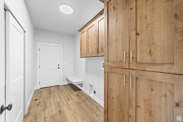 245 E Tidwell Ave Unit 5, Green River, UT 84525 - mudroom with light wood finished floors, visible vents, and baseboards