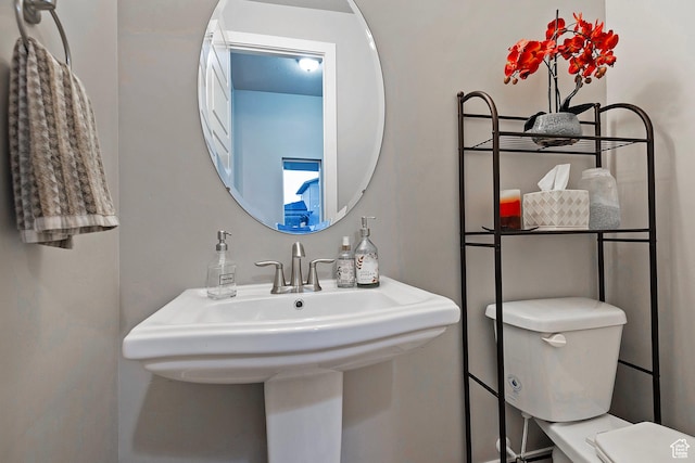 bathroom with toilet