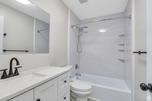 975 N 200 E, Lehi, UT 84043 - full bath with visible vents, toilet, vanity, and washtub / shower combination