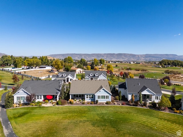 680 S Appenzell Ln, Midway, UT 84049 - birds eye view of property featuring a mountain view and a residential view