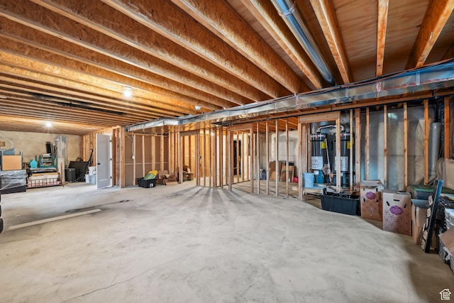 52 N 400 W, Farmington, UT 84025 - unfinished below grade area featuring strapped water heater
