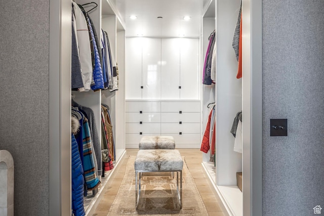 8006 N Sunrise Loop, Park City, UT 84098 - walk in closet featuring light wood-style flooring