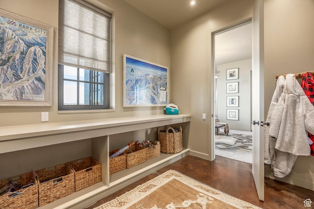 8006 N Sunrise Loop, Park City, UT 84098 - interior space featuring baseboards and finished concrete floors