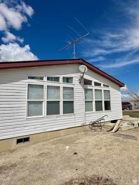 view of side of property