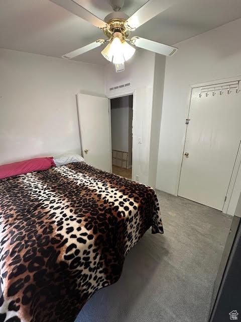 1557 E 8900 S, Price, UT 84501 - carpeted bedroom with ceiling fan