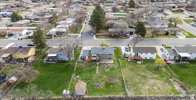drone / aerial view featuring a residential view