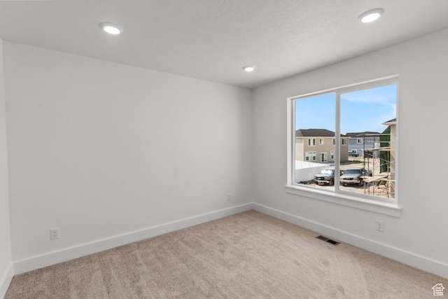 3199 N 3500 W Unit 379, Plain City, UT 84404 - carpeted spare room with baseboards, visible vents, and recessed lighting