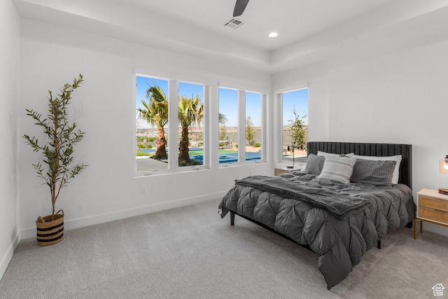 1248 S Seminole Way, Washington, UT 84780 - carpeted bedroom with baseboards, recessed lighting, and a ceiling fan