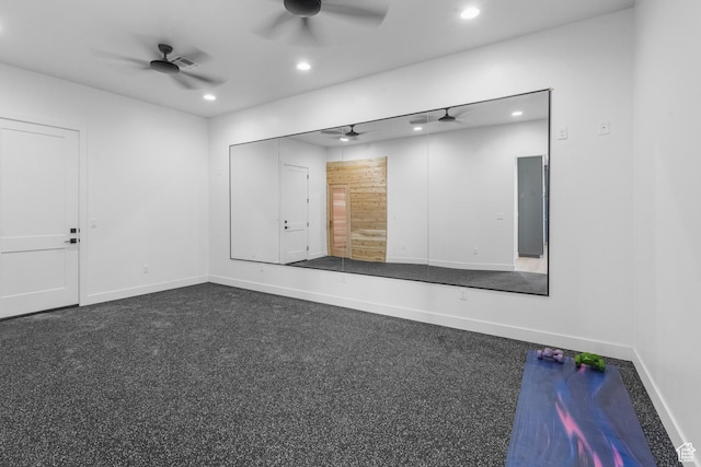 1248 S Seminole Way, Washington, UT 84780 - empty room with a ceiling fan, recessed lighting, and baseboards