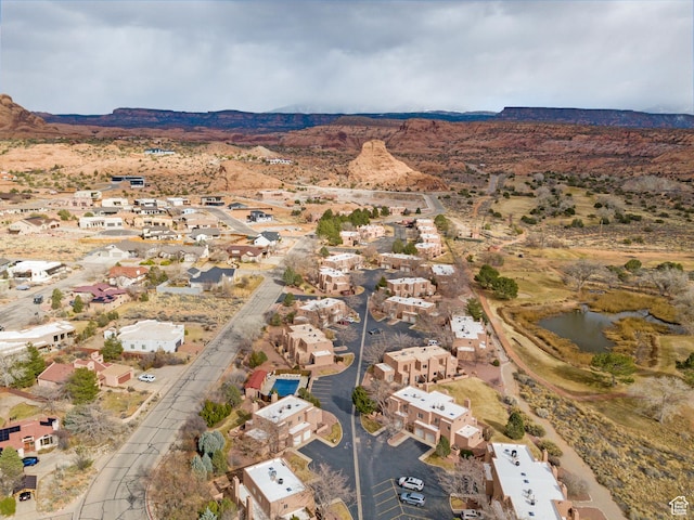 3245 E Fairway Loop, Moab, UT 84532 - aerial view featuring a mountain view and a residential view