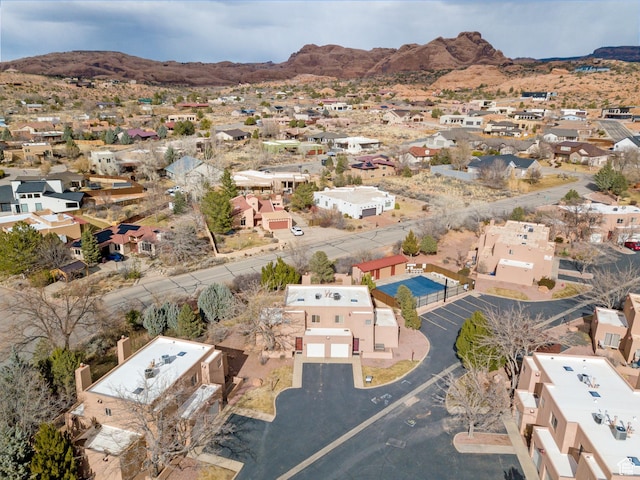 3245 E Fairway Loop, Moab, UT 84532 - birds eye view of property featuring a mountain view and a residential view