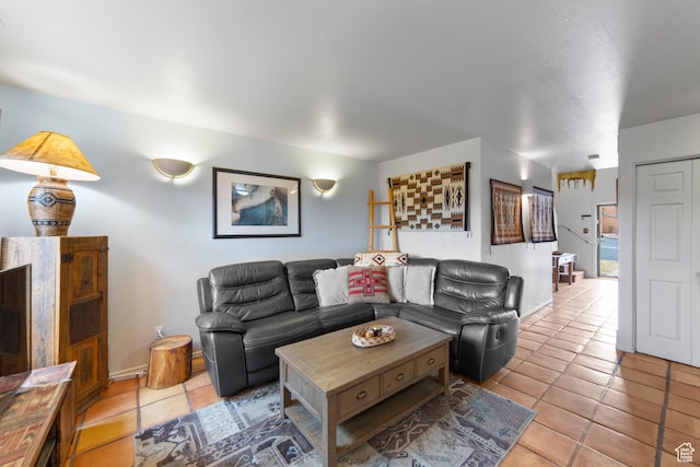 3245 E Fairway Loop, Moab, UT 84532 - living room featuring light tile patterned floors and baseboards