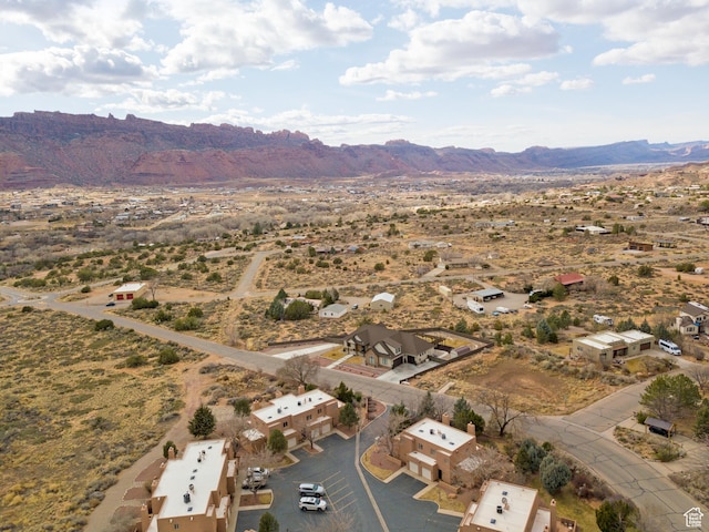 3245 E Fairway Loop, Moab, UT 84532 - bird's eye view with a mountain view and a desert view