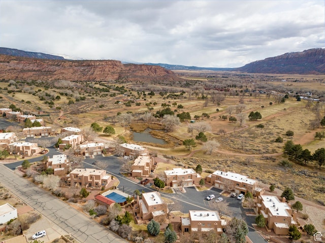 3245 E Fairway Loop, Moab, UT 84532 - drone / aerial view with a rural view and a mountain view