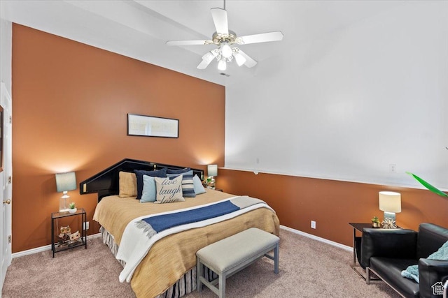 6958 S Sunrise Hills Cir E, Cottonwood Heights, UT 84121 - carpeted bedroom with a ceiling fan and baseboards
