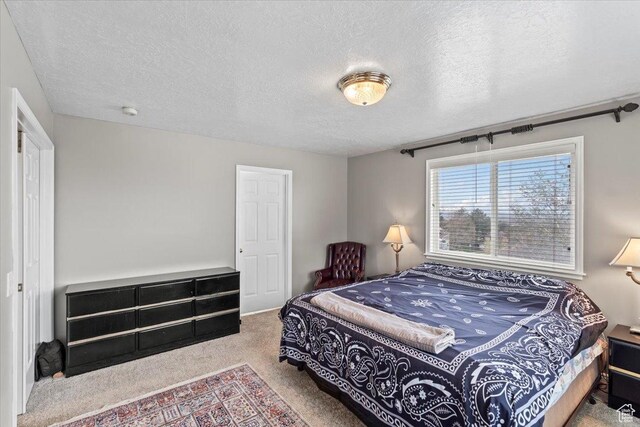 6958 S Sunrise Hills Cir E, Cottonwood Heights, UT 84121 - carpeted bedroom featuring a textured ceiling