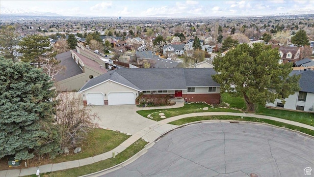 6958 S Sunrise Hills Cir E, Cottonwood Heights, UT 84121 - bird's eye view with a residential view