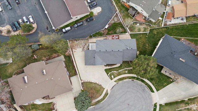 6958 S Sunrise Hills Cir E, Cottonwood Heights, UT 84121 - drone / aerial view with a residential view