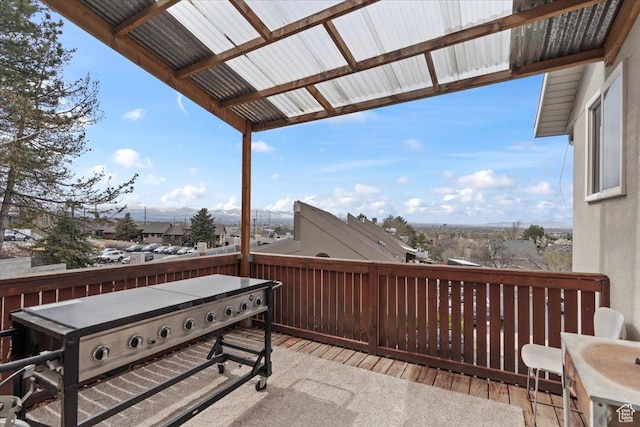 6958 S Sunrise Hills Cir E, Cottonwood Heights, UT 84121 - view of wooden deck