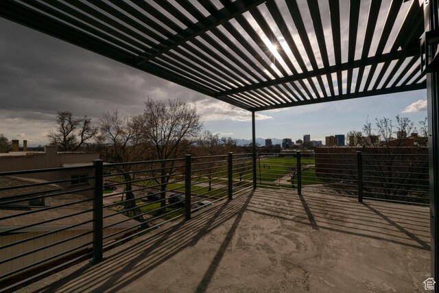 51 S 800 E, Salt Lake City, UT 84102 - balcony with a view of city and a pergola